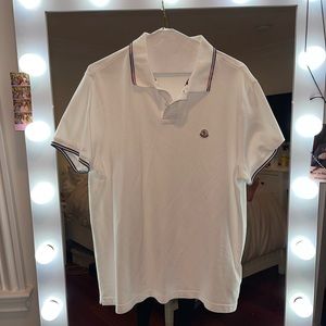 White Men’s Moncler Polo